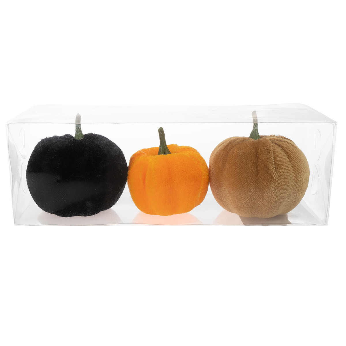Welurowe dynie (3szt) VZ2478 Halloween Arpex